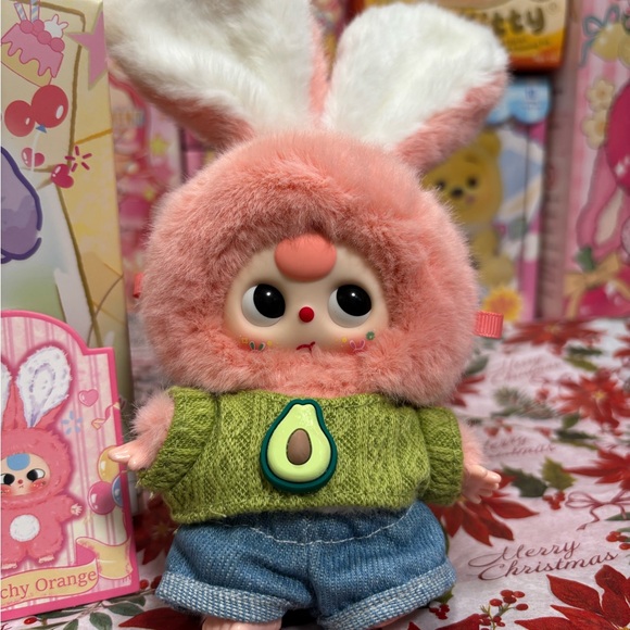 Baby Three Other - Cute BB3 Mini Tiny Rabbit Series “Peachy Orange” 🍊